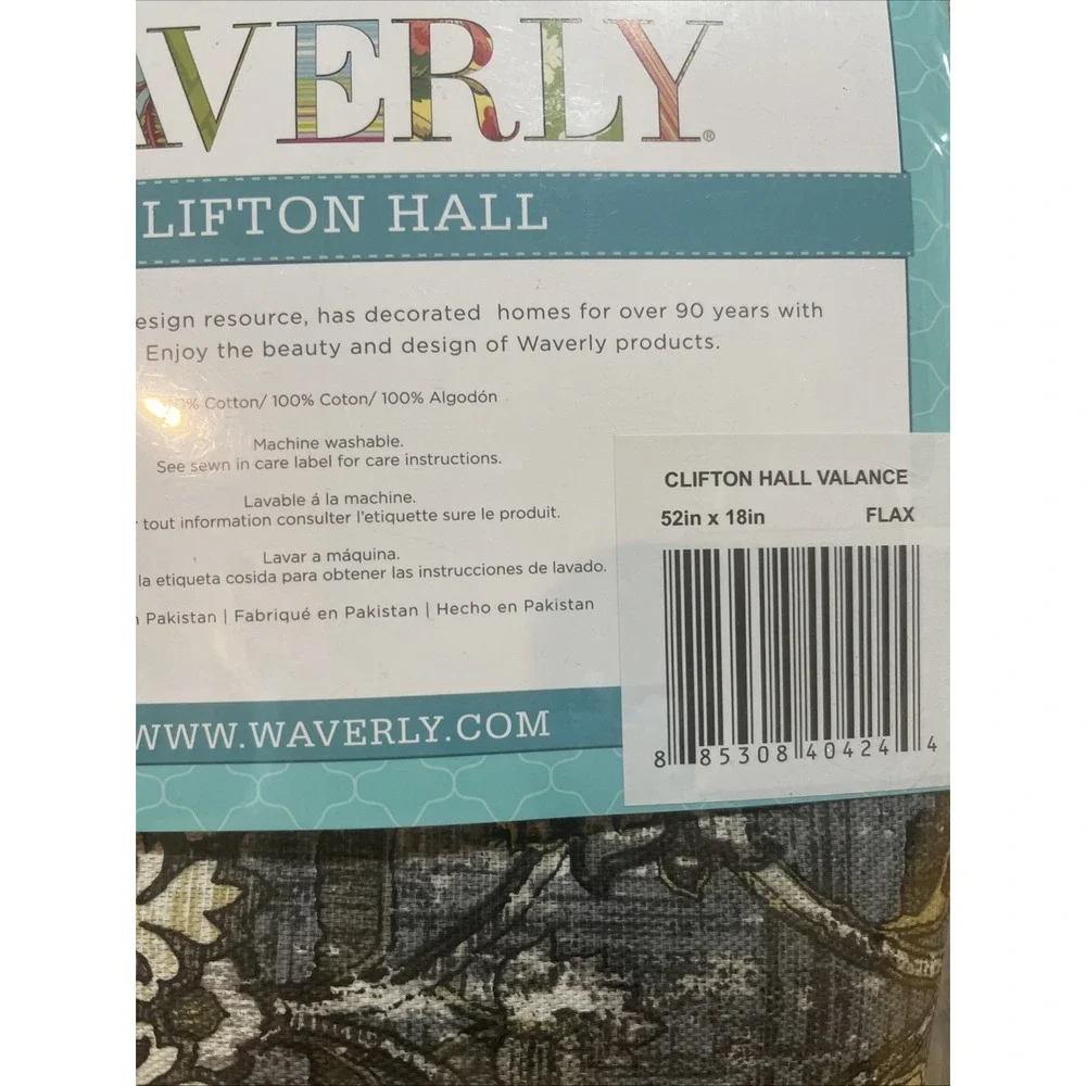 Waverly Clifton Hall Scalloped Window Valance 52x18